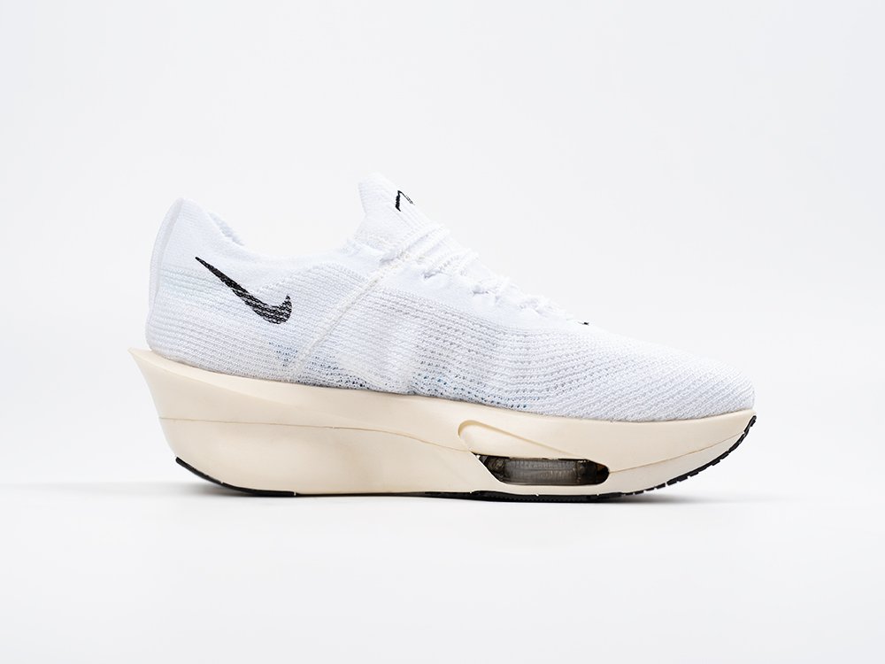 Nike Air Zoom Alphafly Next% 3 белые текстиль мужские (AR33481) - фото 3 Nike Air Zoom Alphafly Next% 3 белые текстиль мужские (AR33481) - фото 3