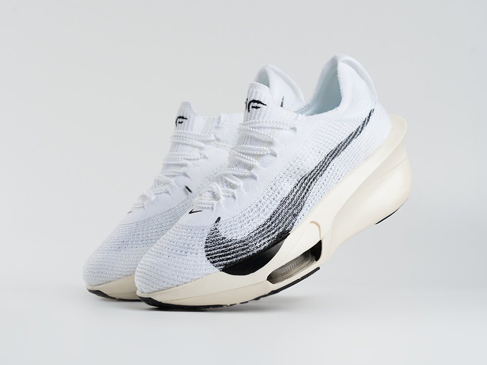 Nike Air Zoom Alphafly Next% 3 WMNS белые текстиль женские (AR33482) - фото 2