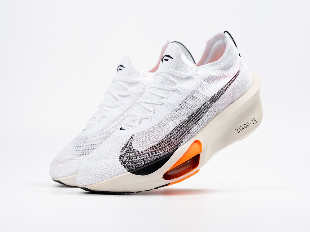 Nike Air Zoom Alphafly Next% 3 белые текстиль мужские (AR33483) - фото 2