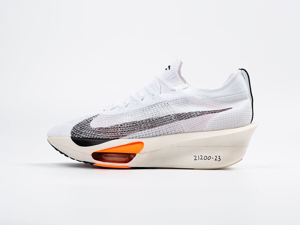 Nike Air Zoom Alphafly Next% 3 белые текстиль мужские (AR33483) - фото 1