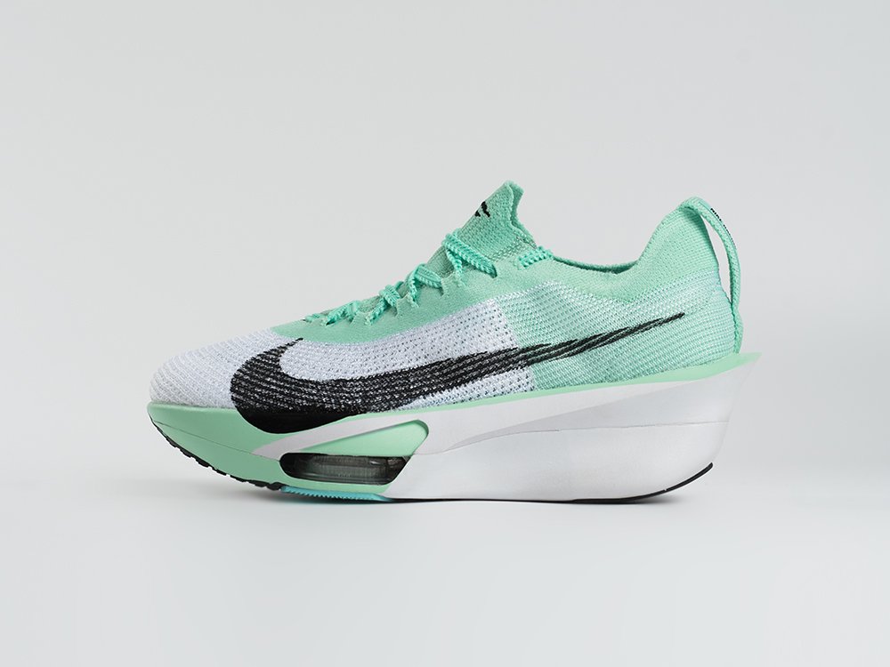 Nike Air Zoom Alphafly Next% 3 зеленые текстиль мужские (AR33484) - фото 1