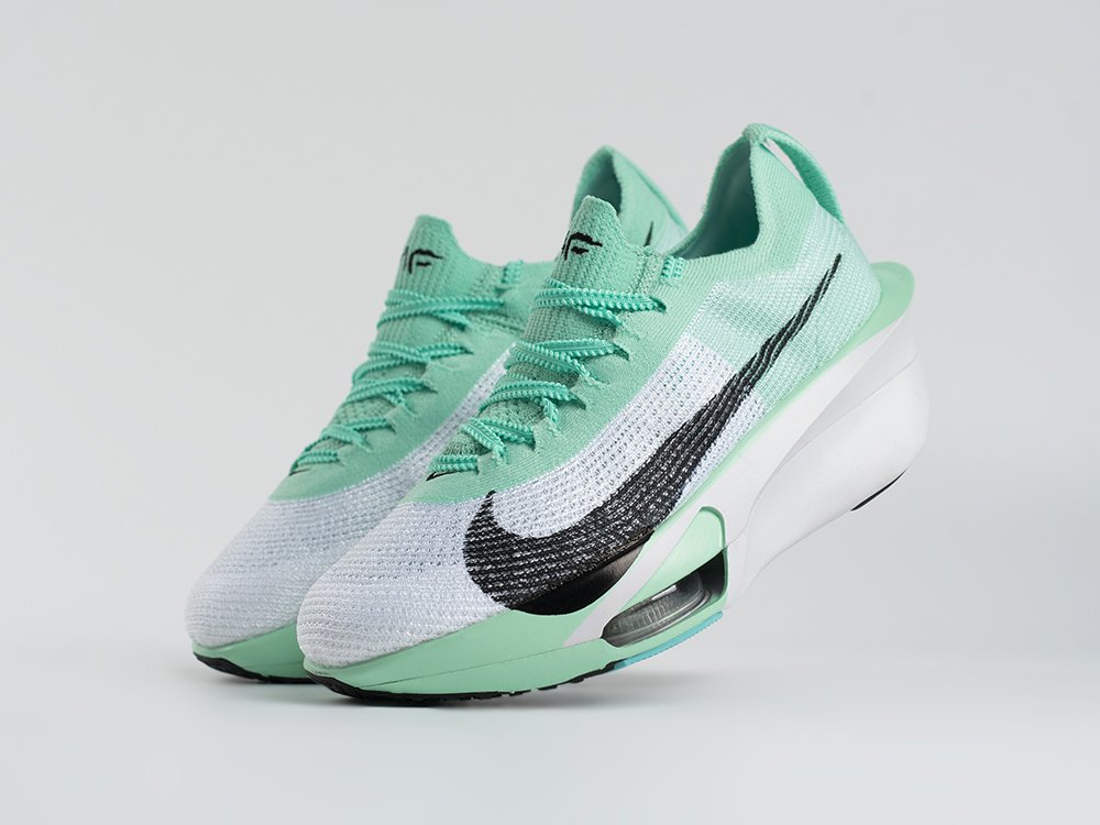 Nike Air Zoom Alphafly Next% 3 WMNS зеленые текстиль женские (AR33485) - фото 2 Nike Air Zoom Alphafly Next% 3 WMNS зеленые текстиль женские (AR33485) - фото 2