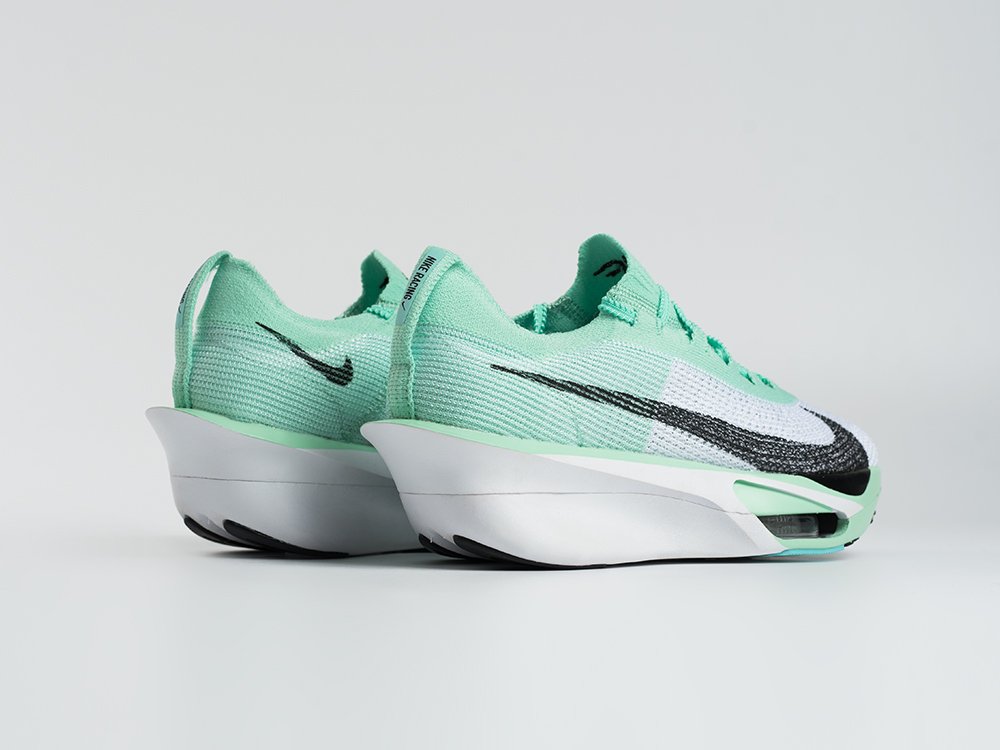 Nike Air Zoom Alphafly Next% 3 WMNS зеленые текстиль женские (AR33485) - фото 4