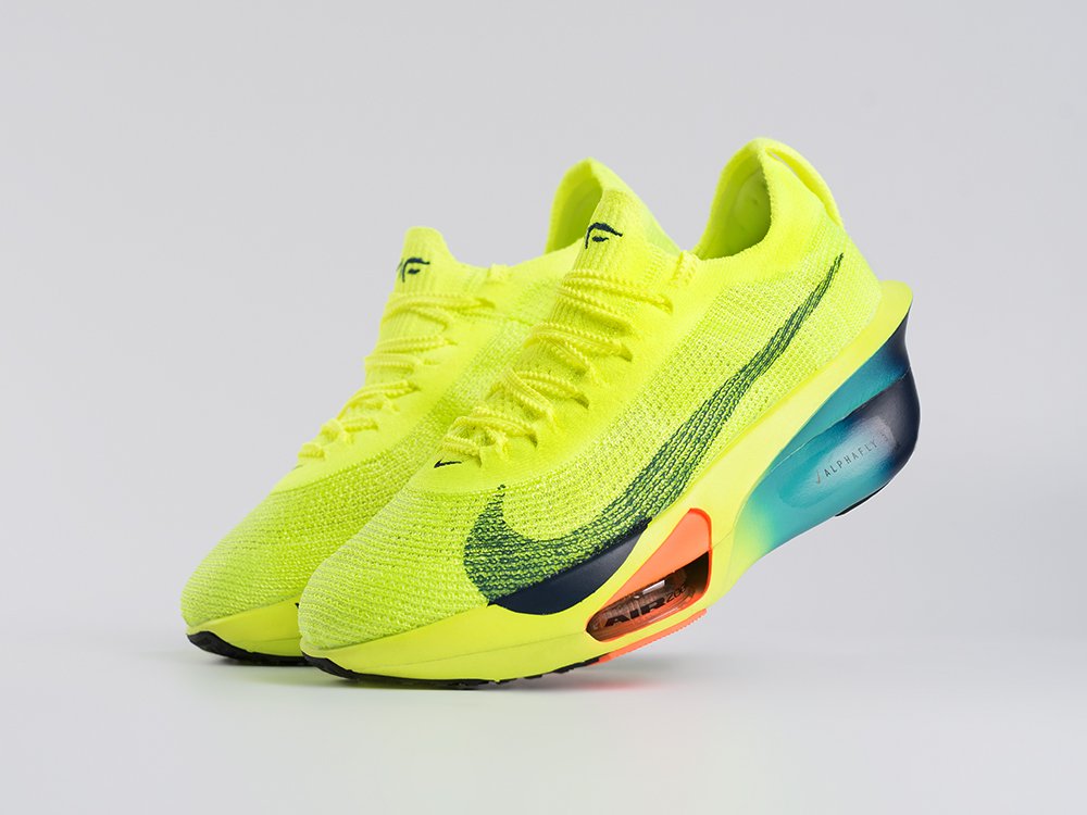 Nike Air Zoom Alphafly Next% 3 WMNS зеленые текстиль женские (AR33489) - фото 2 Nike Air Zoom Alphafly Next% 3 WMNS зеленые текстиль женские (AR33489) - фото 2