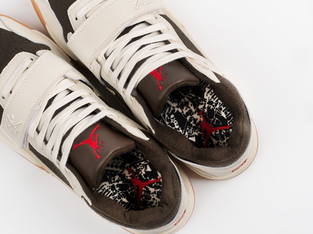 Jordan Travis Scott x Jumpman Jack Sail белые кожа мужские (AR33491) - фото 8 Jordan Travis Scott x Jumpman Jack Sail белые кожа мужские (AR33491) - фото 8