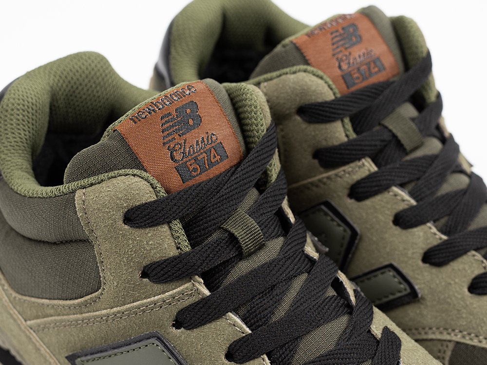 New Balance 574 Mid зеленые замша мужские (AR33502) - фото 7 New Balance 574 Mid зеленые замша мужские (AR33502) - фото 7