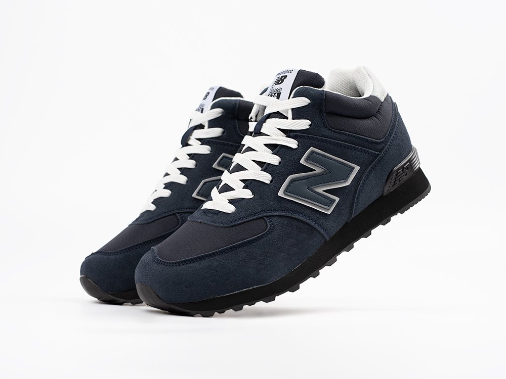 New Balance 574 Mid синие замша мужские (AR33504) - фото 2 New Balance 574 Mid синие замша мужские (AR33504) - фото 2