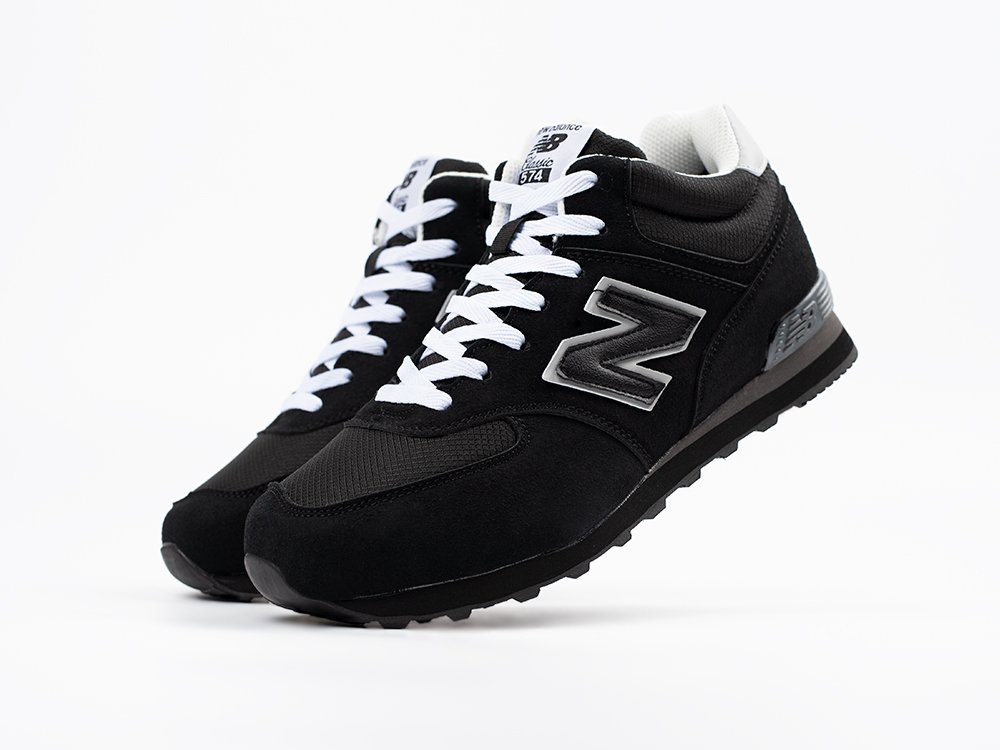 New Balance 574 Mid черные замша мужские (AR33506) - фото 2