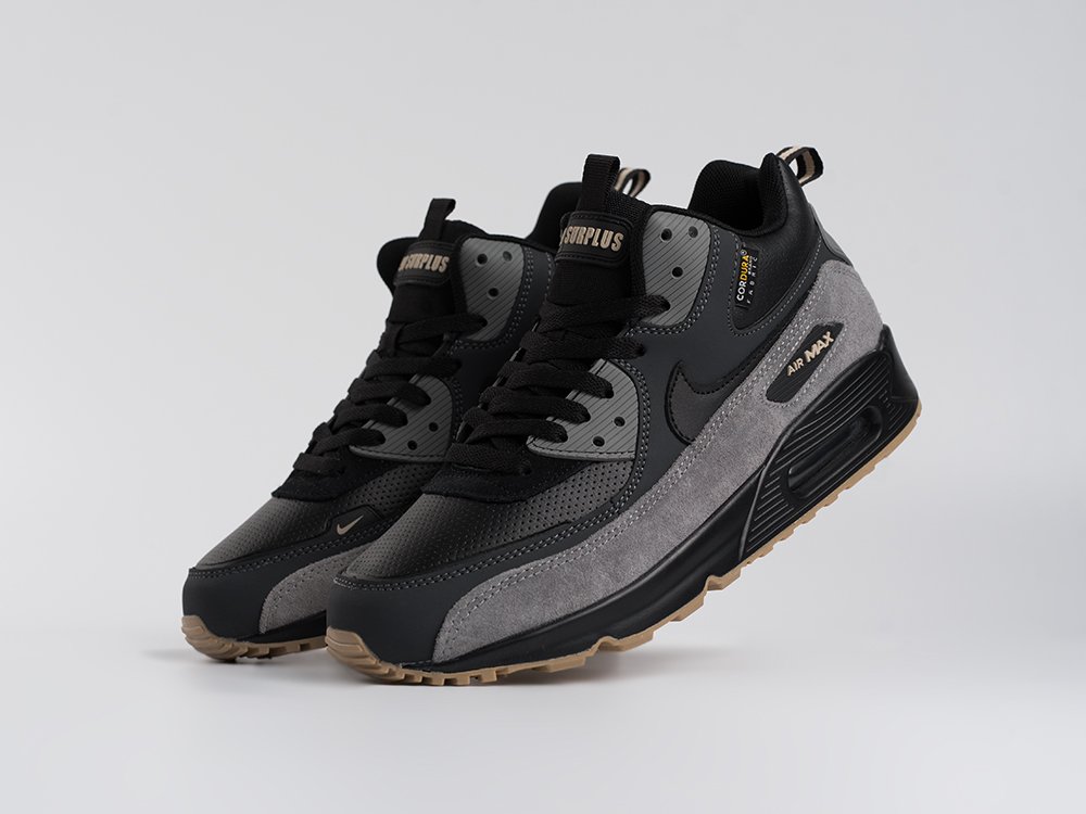 Nike Air Max 90 Mid Winter черные кожа мужские (AR33508) - фото 2 Nike Air Max 90 Mid Winter черные кожа мужские (AR33508) - фото 2