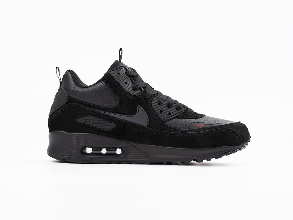 Nike Air Max 90 Mid Winter черные замша мужские (AR33509) - фото 3 Nike Air Max 90 Mid Winter черные замша мужские (AR33509) - фото 3