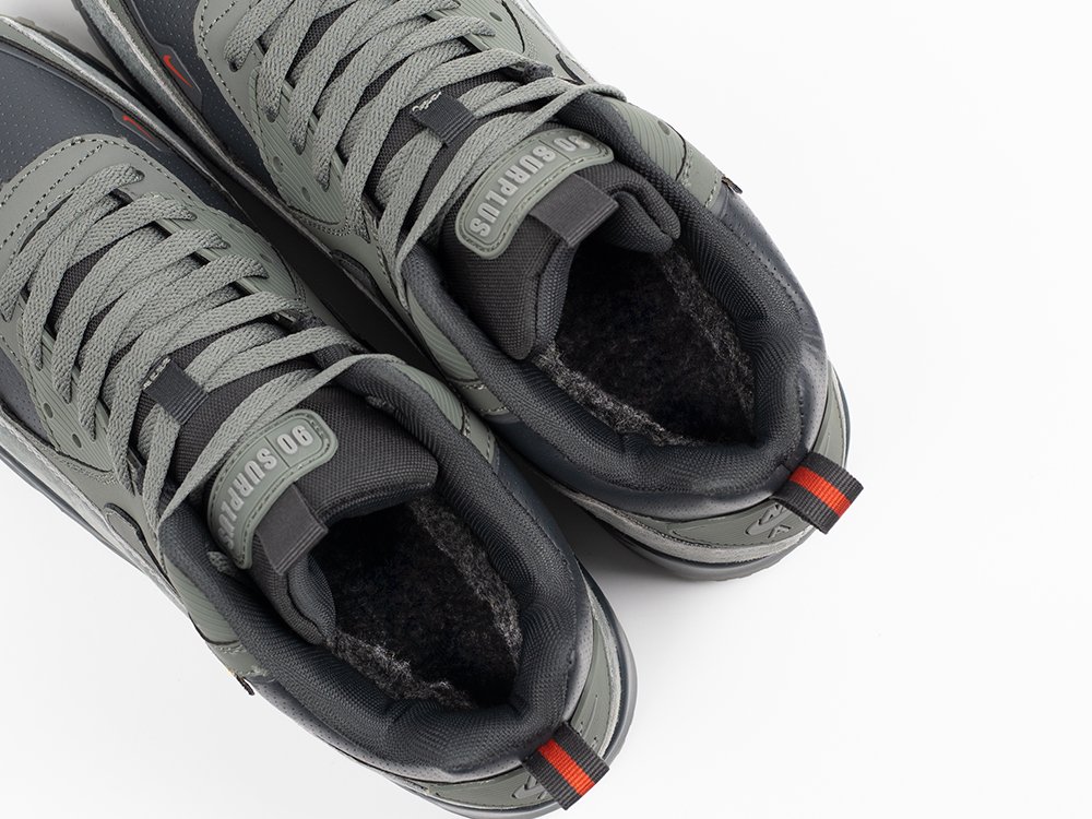 Nike Air Max 90 Mid Winter серые кожа мужские (AR33510) - фото 8 Nike Air Max 90 Mid Winter серые кожа мужские (AR33510) - фото 8