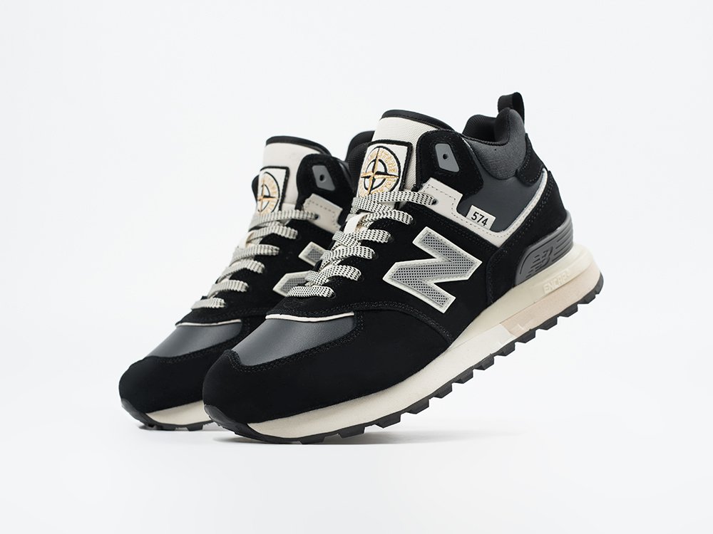 New Balance 574 Mid черные замша мужские (AR33512) - фото 2