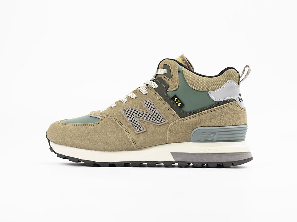 New Balance 574 Mid зеленые замша мужские (AR33514) - фото 1 New Balance 574 Mid зеленые замша мужские (AR33514) - фото 1