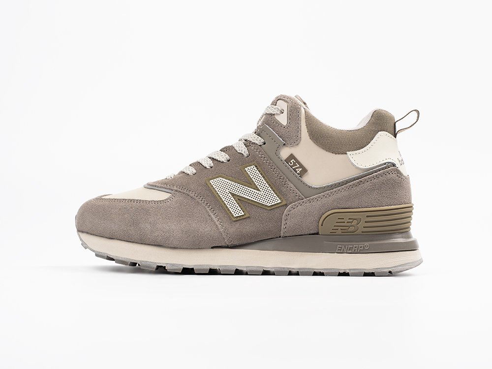 New Balance 574 Mid бежевые замша мужские (AR33515) - фото 1 New Balance 574 Mid бежевые замша мужские (AR33515) - фото 1