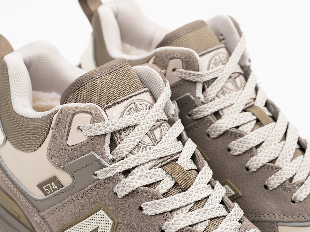 New Balance 574 Mid бежевые замша мужские (AR33515) - фото 7 New Balance 574 Mid бежевые замша мужские (AR33515) - фото 7