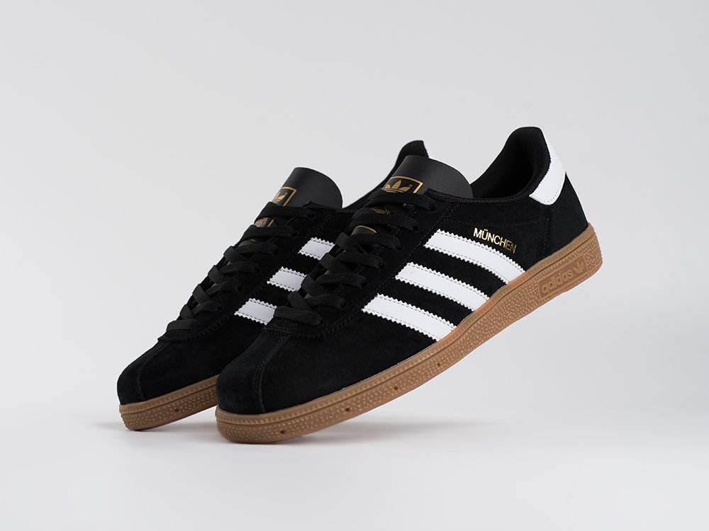 Adidas MUNCHEN черные замша мужские (AR33552) - фото 2 Adidas MUNCHEN черные замша мужские (AR33552) - фото 2