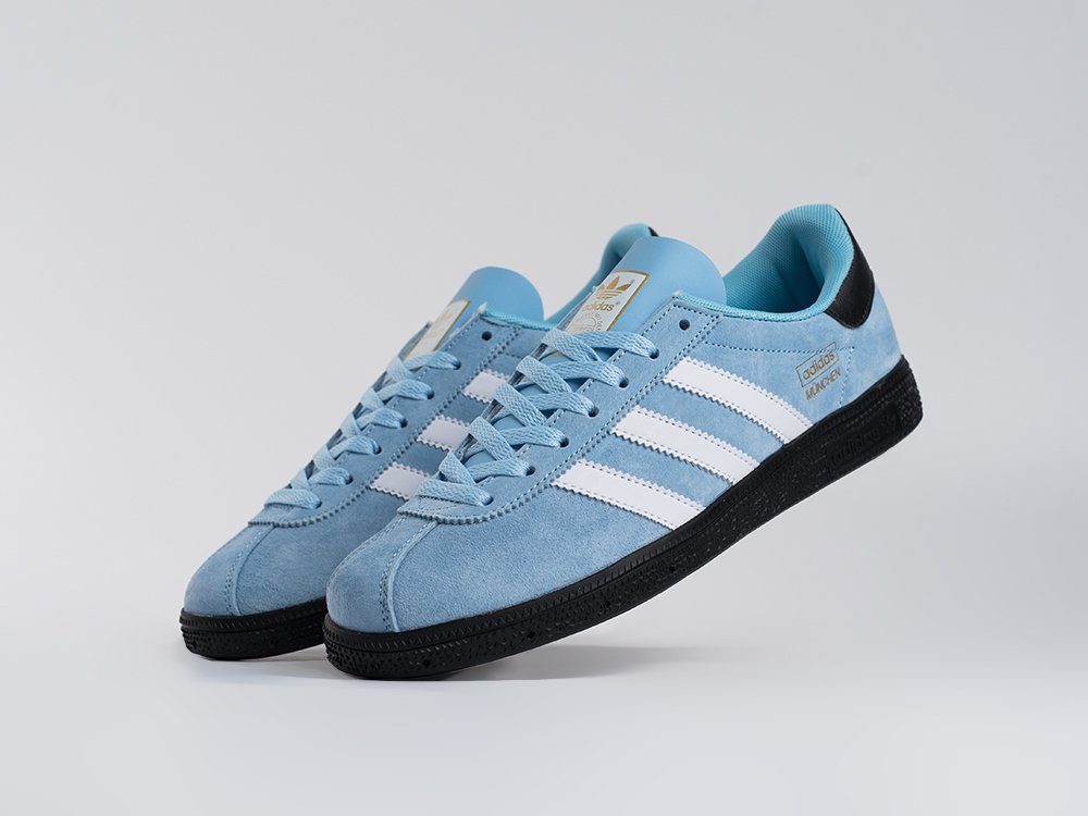 Adidas MUNCHEN голубые замша мужские (AR33553) - фото 2 Adidas MUNCHEN голубые замша мужские (AR33553) - фото 2