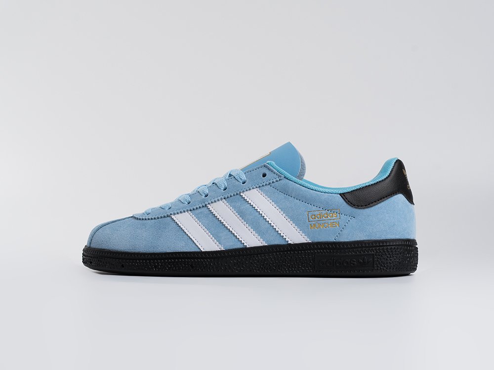 Adidas MUNCHEN голубые замша мужские (AR33553) - фото 1 Adidas MUNCHEN голубые замша мужские (AR33553) - фото 1