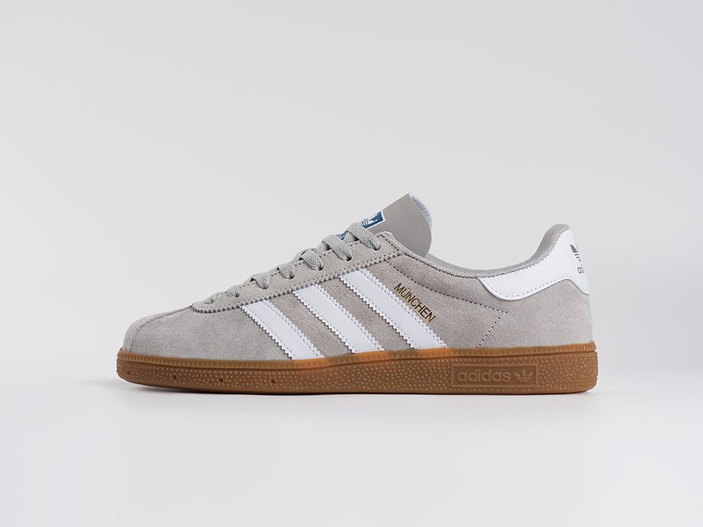 Adidas MUNCHEN серые замша мужские (AR33554) - фото 1 Adidas MUNCHEN серые замша мужские (AR33554) - фото 1