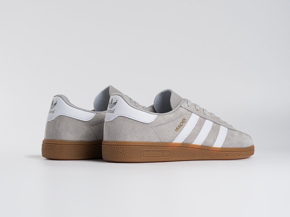 Adidas MUNCHEN серые замша мужские (AR33554) - фото 3 Adidas MUNCHEN серые замша мужские (AR33554) - фото 3