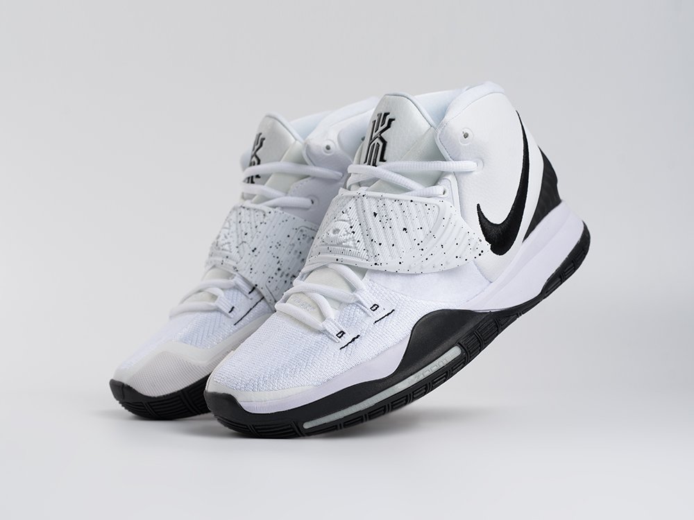 Nike Kyrie 6 белые текстиль мужские (AR33555) - фото 2 Nike Kyrie 6 белые текстиль мужские (AR33555) - фото 2