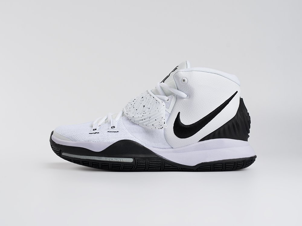 Nike Kyrie 6 белые текстиль мужские (AR33555) - фото 1 Nike Kyrie 6 белые текстиль мужские (AR33555) - фото 1