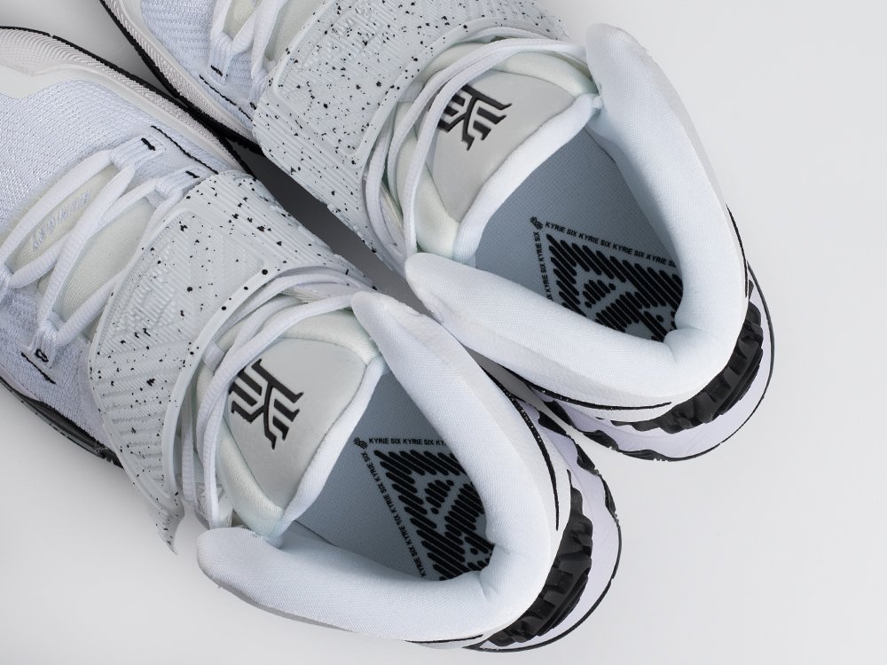 Nike Kyrie 6 белые текстиль мужские (AR33555) - фото 5 Nike Kyrie 6 белые текстиль мужские (AR33555) - фото 5