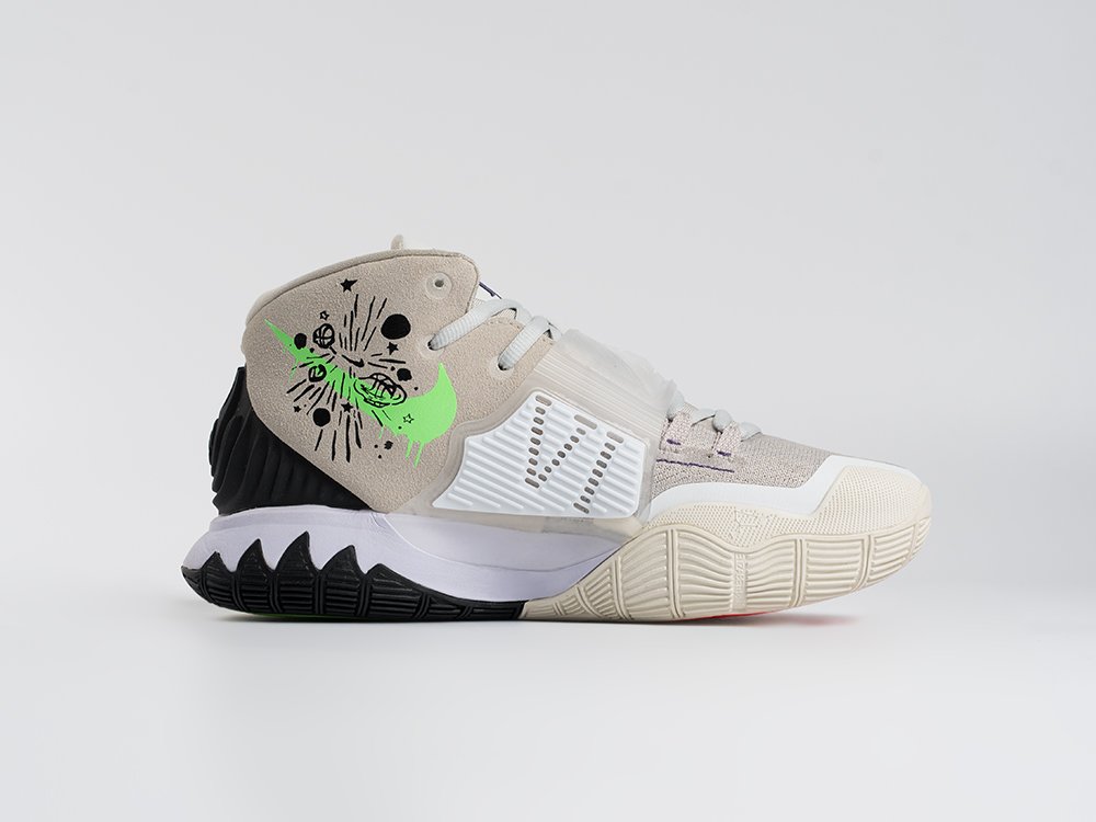 Nike Kyrie 6 There Is No Coming Back бежевые текстиль мужские (AR33556) - фото 6