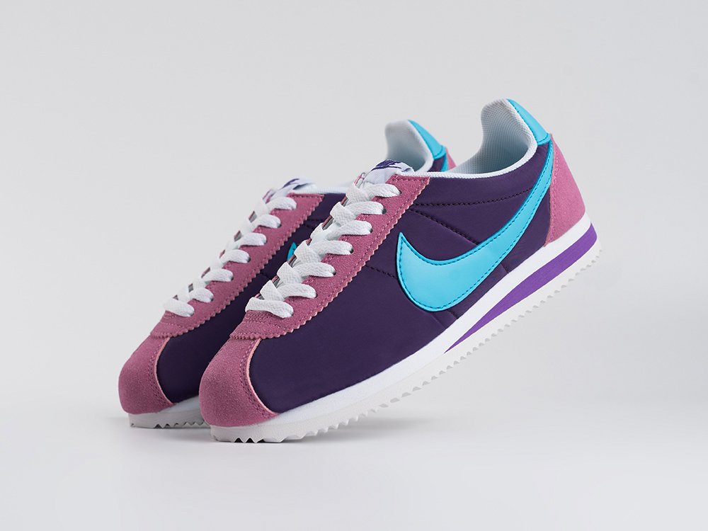 Nike Cortez Nylon WMNS фиолетовые текстиль женские (AR33562) - фото 2