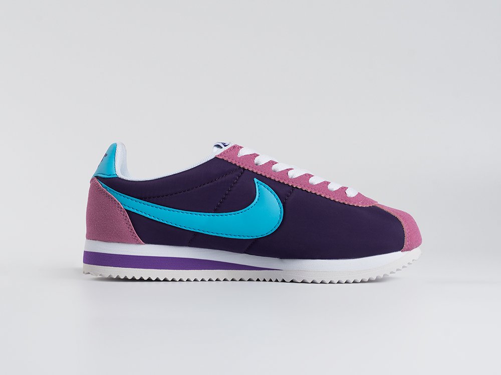 Nike Cortez Nylon WMNS фиолетовые текстиль женские (AR33562) - фото 3