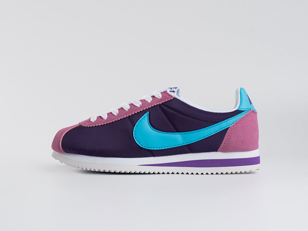 Nike Cortez Nylon WMNS фиолетовые текстиль женские (AR33562) - фото 1