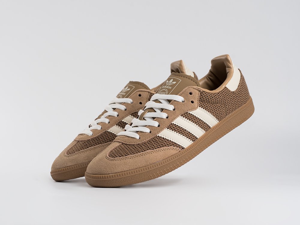 Adidas Samba OG коричневые текстиль мужские (AR33566) - фото 2 Adidas Samba OG коричневые текстиль мужские (AR33566) - фото 2