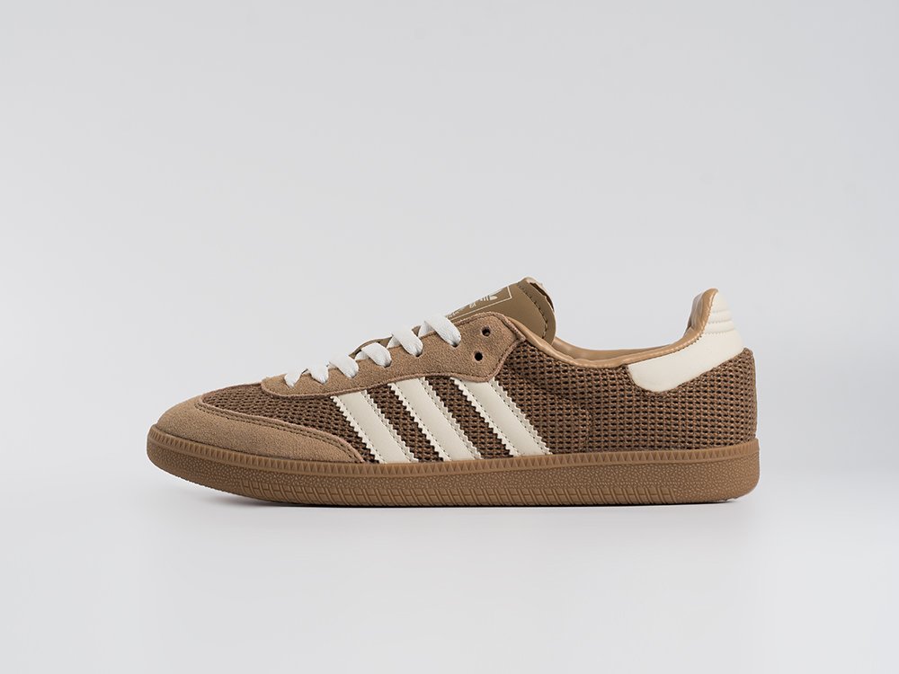 Adidas Samba OG коричневые текстиль мужские (AR33566) - фото 1 Adidas Samba OG коричневые текстиль мужские (AR33566) - фото 1