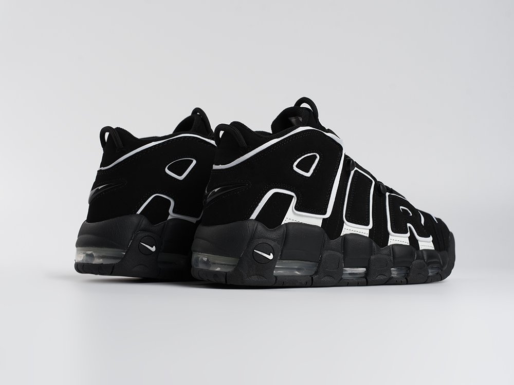 Nike Air More Uptempo черные замша мужские (AR33571) - фото 3