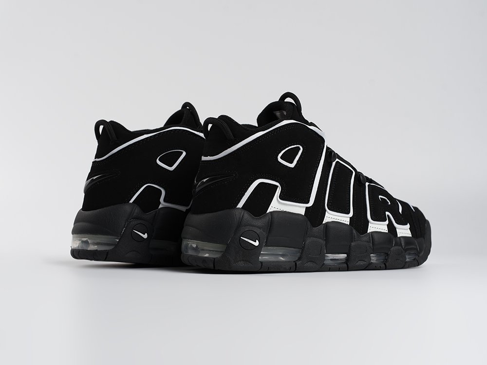 Nike Air More Uptempo черные замша мужские (AR33571) - фото 3 Nike Air More Uptempo черные замша мужские (AR33571) - фото 3