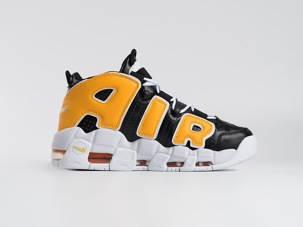 Nike Air More Uptempo черные кожа мужские (AR33572) - фото 3