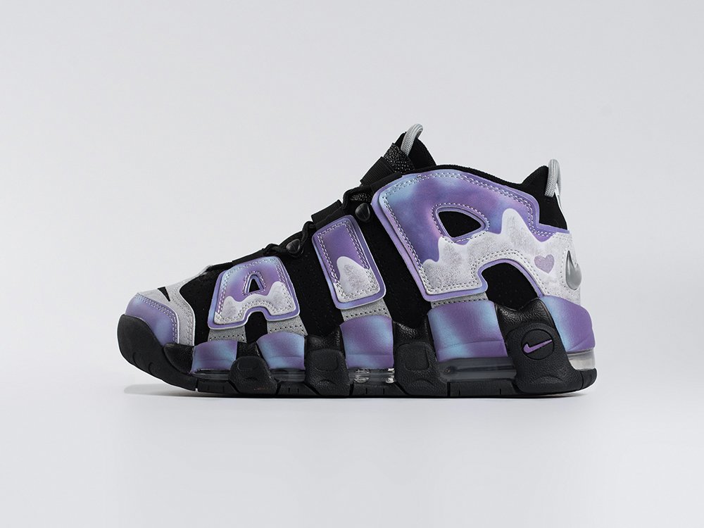 Nike Air More Uptempo черные кожа мужские (AR33573) - фото 1 Nike Air More Uptempo черные кожа мужские (AR33573) - фото 1