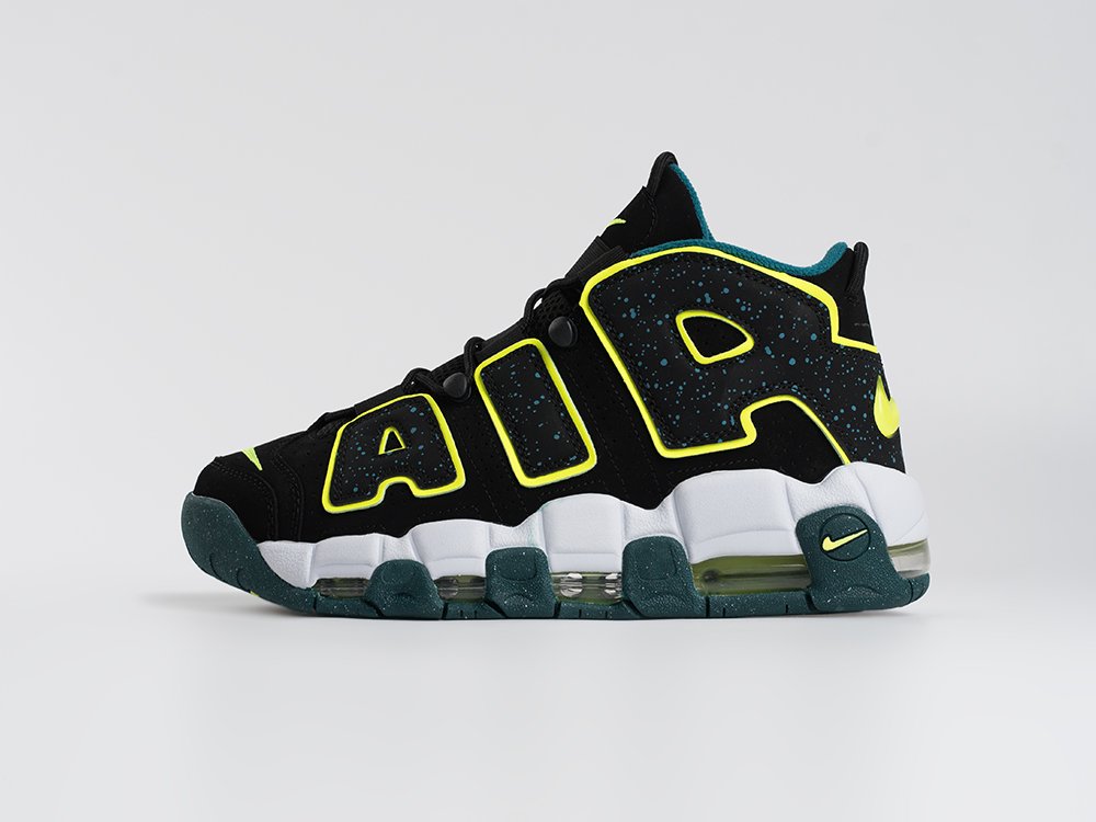 Nike Air More Uptempo черные замша мужские (AR33574) - фото 1