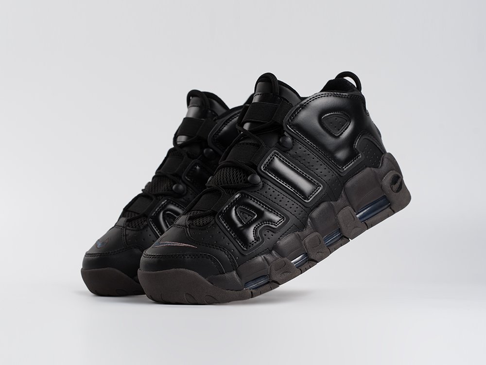 Nike Air More Uptempo черные кожа мужские (AR33575) - фото 2 Nike Air More Uptempo черные кожа мужские (AR33575) - фото 2