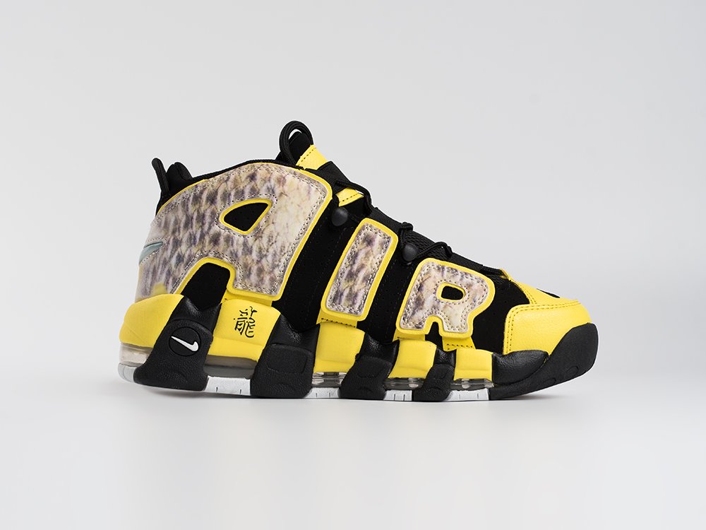 Nike Air More Uptempo черные кожа мужские (AR33577) - фото 3