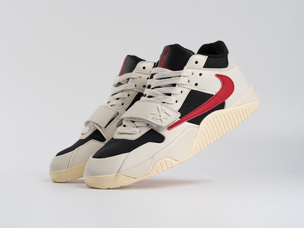 Jordan Jumpman Jack x Travis Scott белые кожа мужские (AR33610) - фото 2 Jordan Jumpman Jack x Travis Scott белые кожа мужские (AR33610) - фото 2