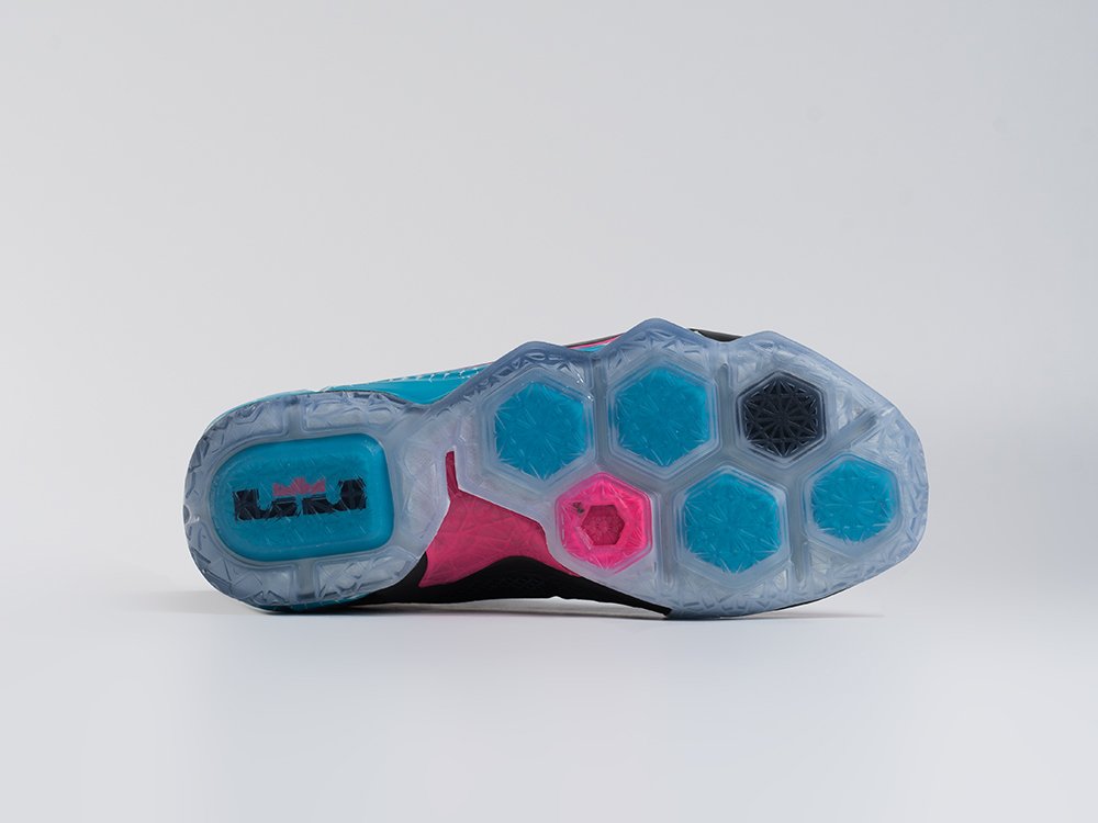 Nike Lebron 12 Chromosomes синие текстиль мужские (AR33612) - фото 4 Nike Lebron 12 Chromosomes синие текстиль мужские (AR33612) - фото 4