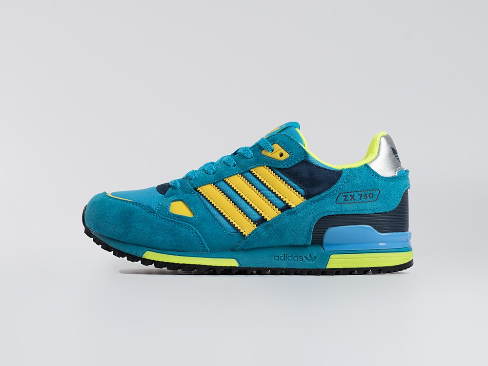 Adidas ZX 750 синие замша мужские (AR33613) - фото 1