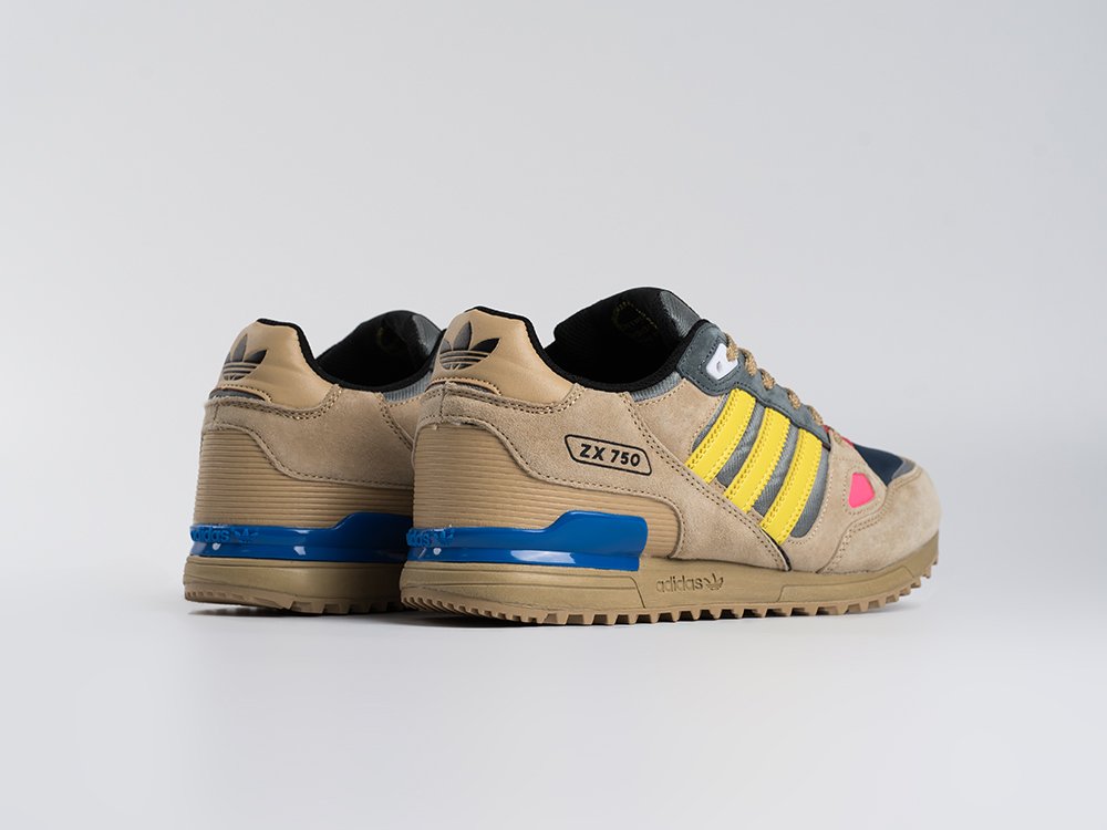 Adidas ZX 750 бежевые замша мужские (AR33614) - фото 3 Adidas ZX 750 бежевые замша мужские (AR33614) - фото 3