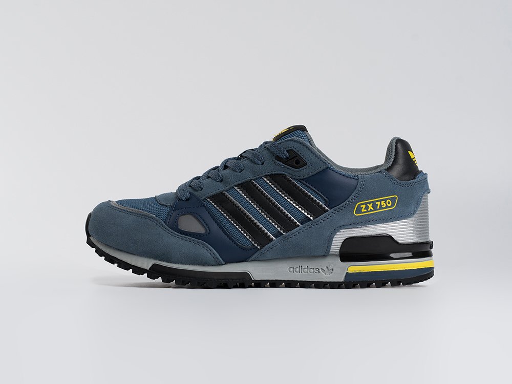 Adidas ZX 750 синие замша мужские (AR33615) - фото 1