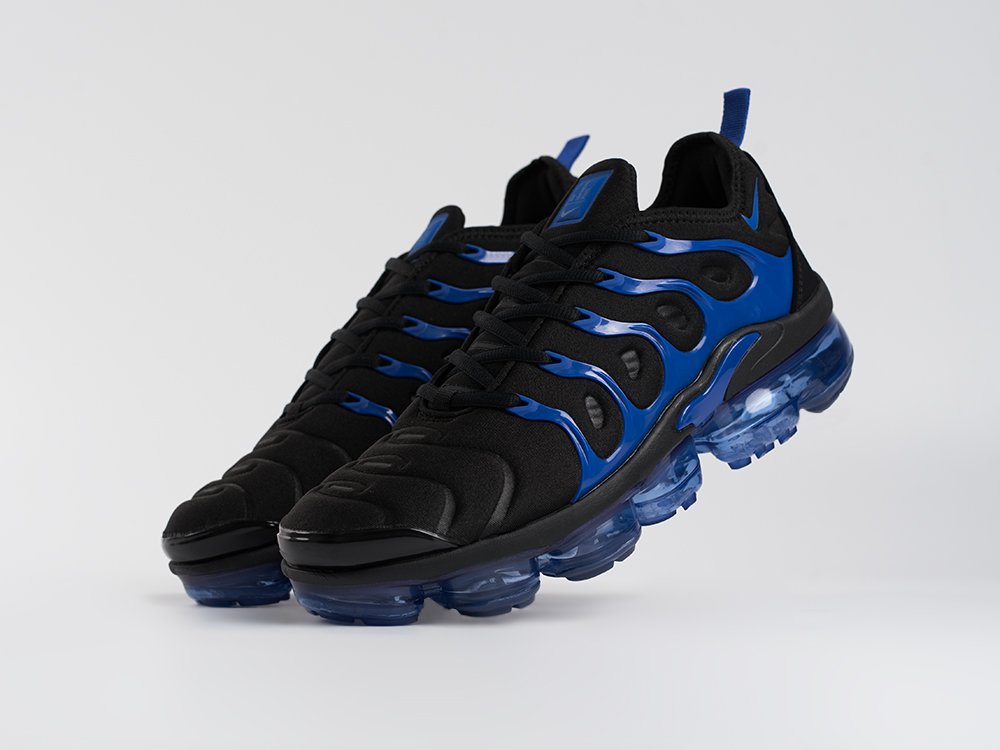 Nike Air VaporMax Plus черные текстиль мужские (AR33619) - фото 2 Nike Air VaporMax Plus черные текстиль мужские (AR33619) - фото 2