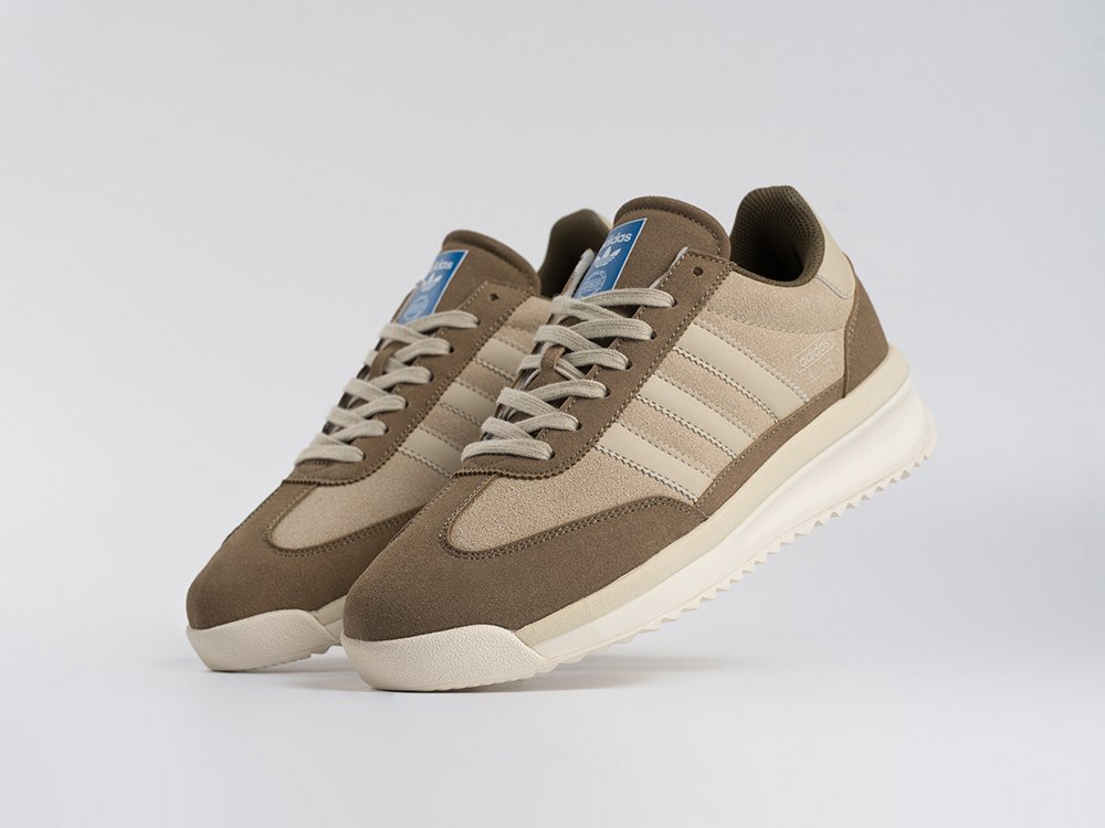 Adidas SL 72 RTN бежевые замша мужские (AR33630) - фото 2 Adidas SL 72 RTN бежевые замша мужские (AR33630) - фото 2