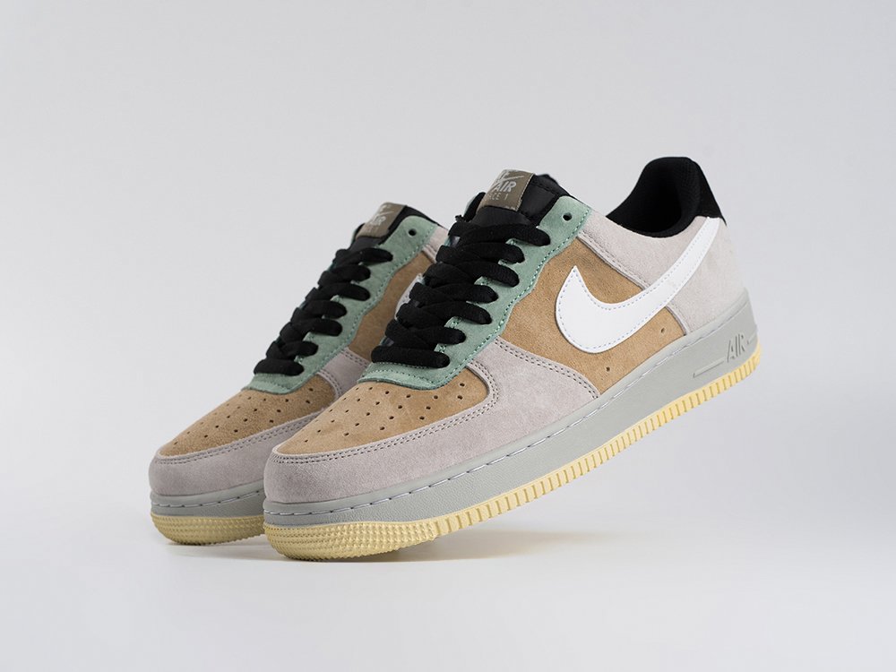 Nike Air Force 1 Low серые замша мужские (AR33636) - фото 2 Nike Air Force 1 Low серые замша мужские (AR33636) - фото 2