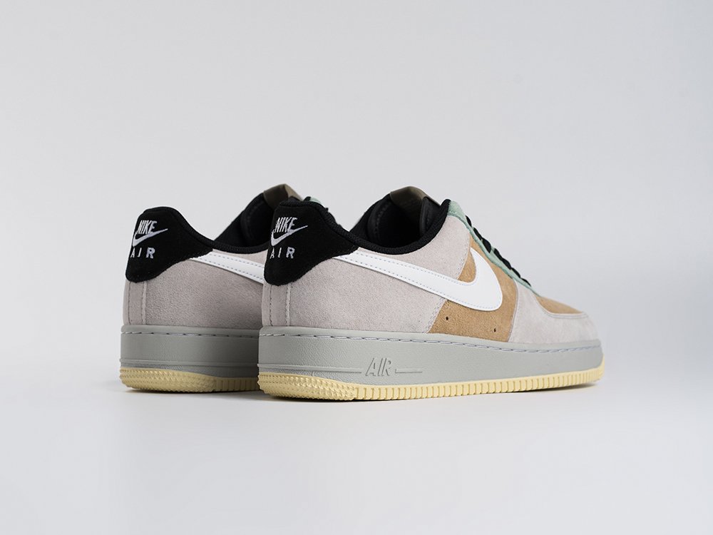 Nike Air Force 1 Low серые замша мужские (AR33636) - фото 3 Nike Air Force 1 Low серые замша мужские (AR33636) - фото 3