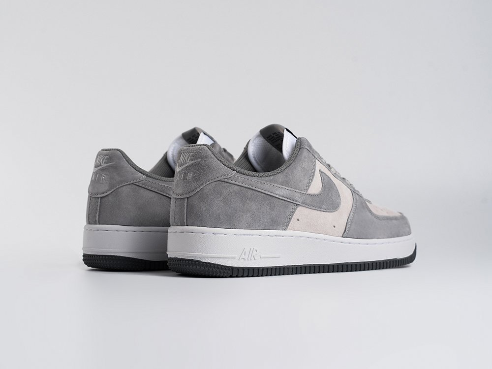 Nike Air Force 1 Low серые замша мужские (AR33637) - фото 3 Nike Air Force 1 Low серые замша мужские (AR33637) - фото 3